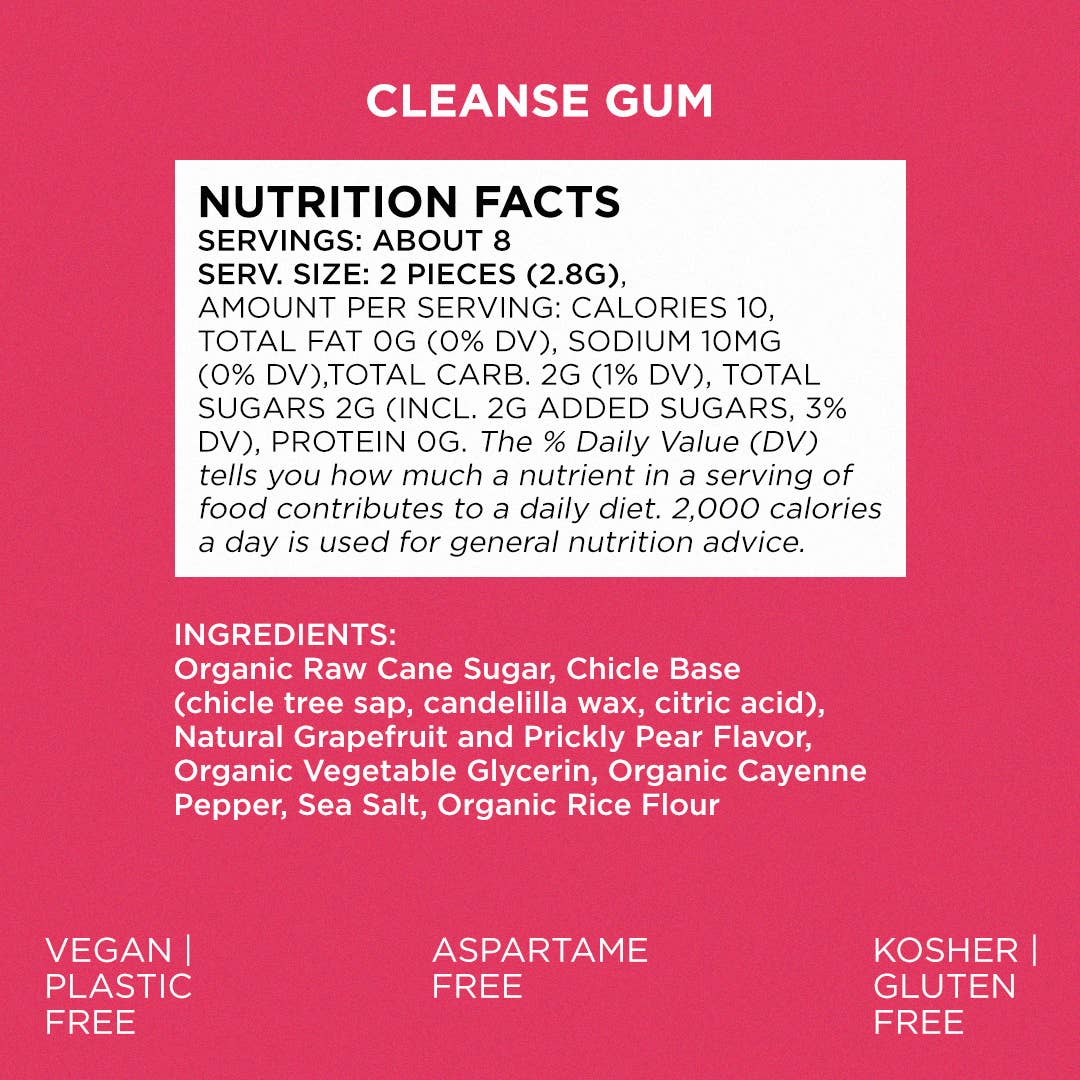 Simply Gum - Cleanse Chewing Gum- Natural + Plastic-Free