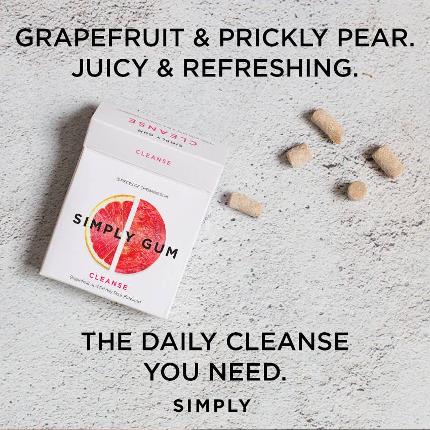 Simply Gum - Cleanse Chewing Gum- Natural + Plastic-Free
