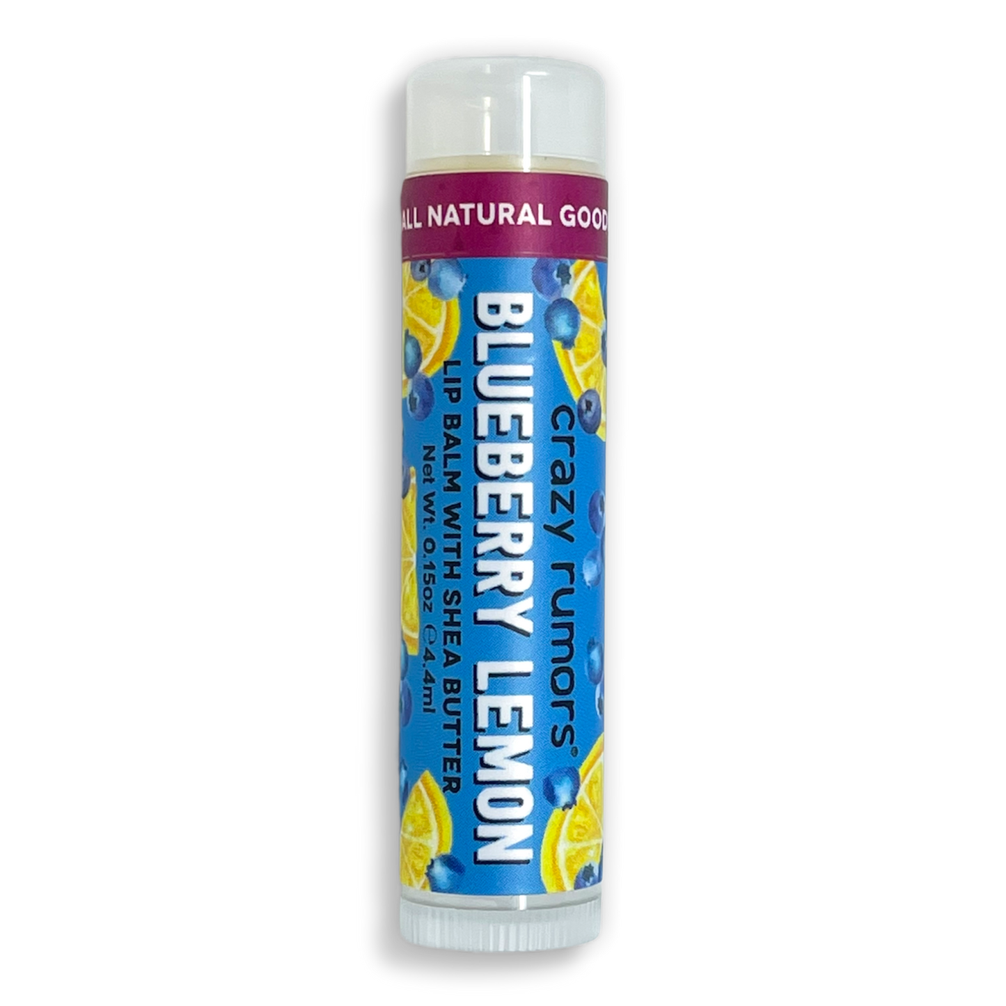 Crazy Rumors - All Natural, Vegan Blueberry Lemon Lip Balm