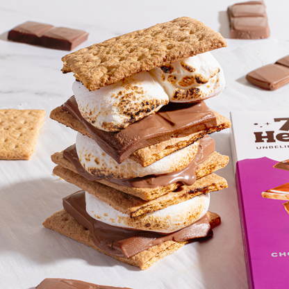 7th Heaven Chocolate - Classic Oat Milk Chocolate Bar - Vegan, Organic, Dairy-Free