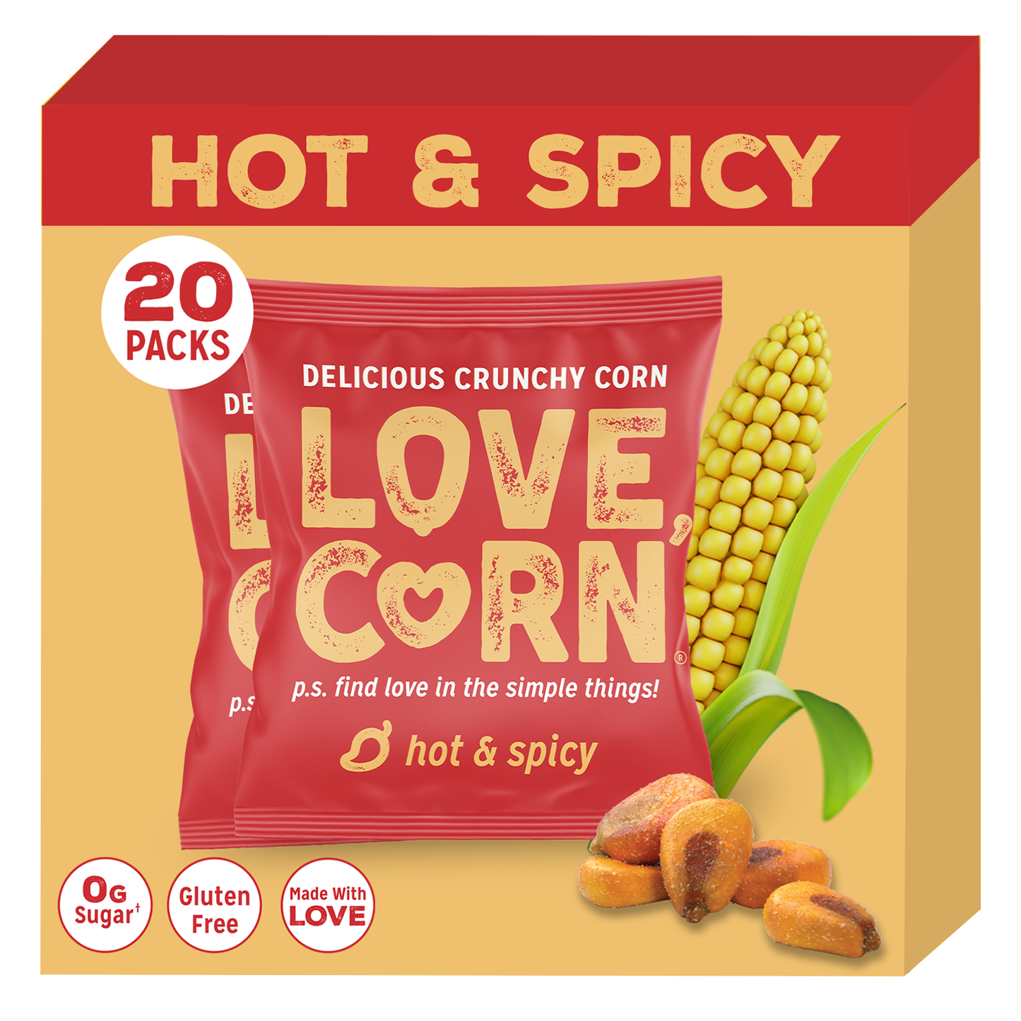LOVE CORN - Hot & Spicy