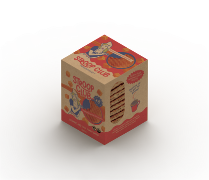 Stroop Club - Traditional Caramel Organic and Plant Based Stroopwafel 8-pack