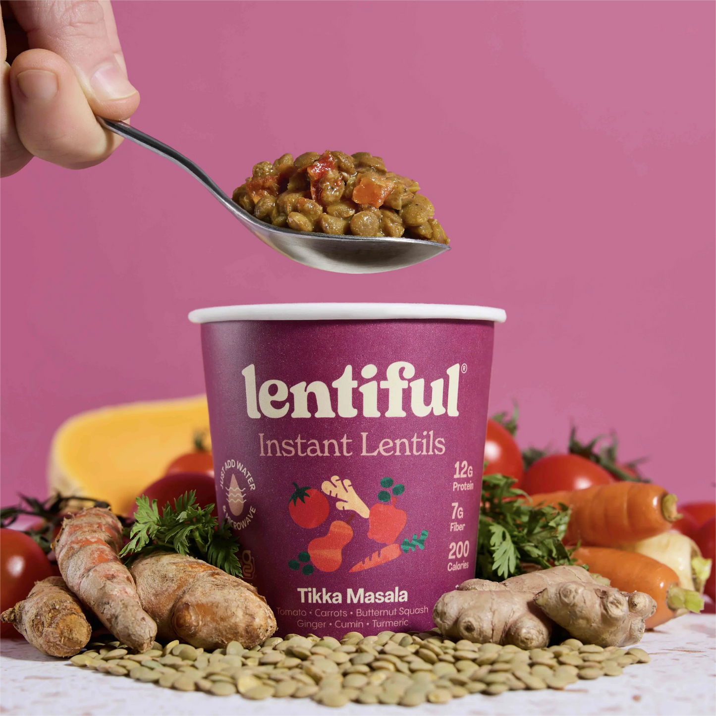Lentiful - ***NEW ITEM*** Tikka Masala Instant Lentils 8-Pack
