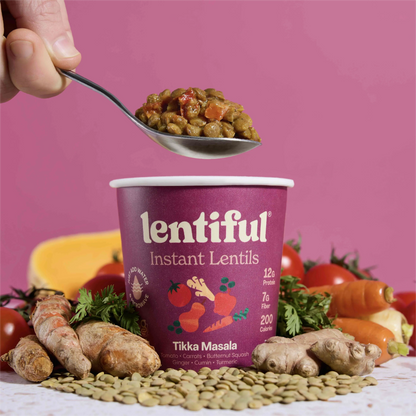 Lentiful - ***NEW ITEM*** Tikka Masala Instant Lentils 8-Pack