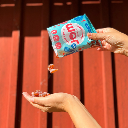 JOM - Swedish Organic and Vegan Sour Retro Cola Gummies