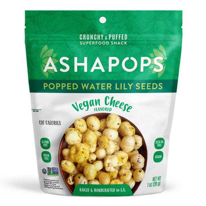 AshaPops - 1oz Vegan Cheese - AshaPops Popped Water Lily Seeds