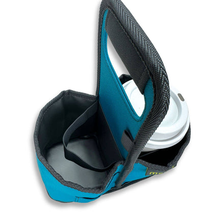 meori Inc - Reusable 2-Cup Drink Caddy: Azure Blue
