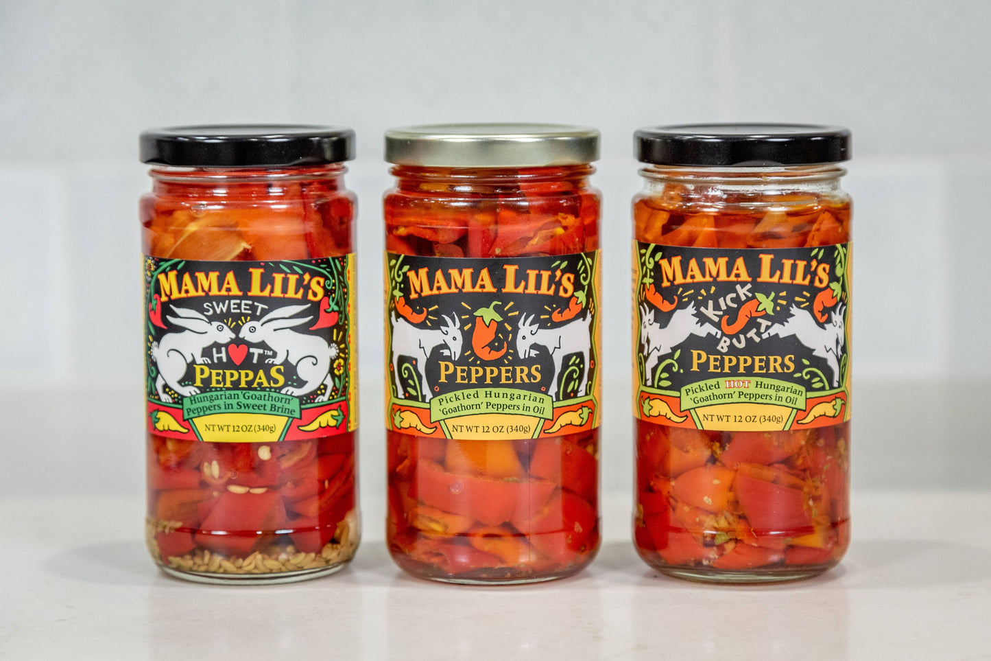 Mama Lil's - Sweet Hot Pickled Peppers - 12oz