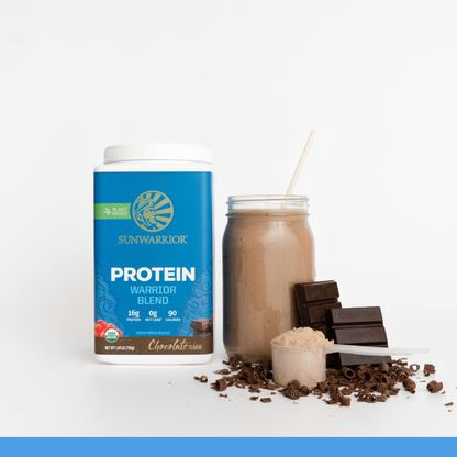 Sunwarrior - Warrior Blend Chocolate Protein - Pea Protein Powder: 750g