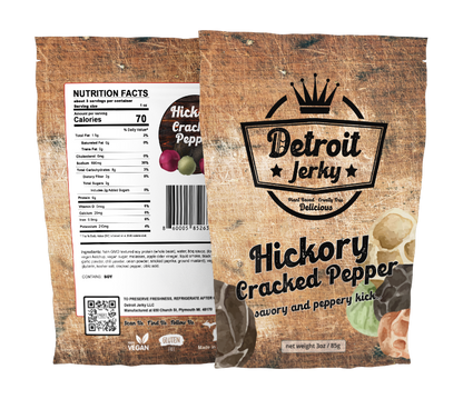 Detroit Jerky - Hickory Cracked Pepper