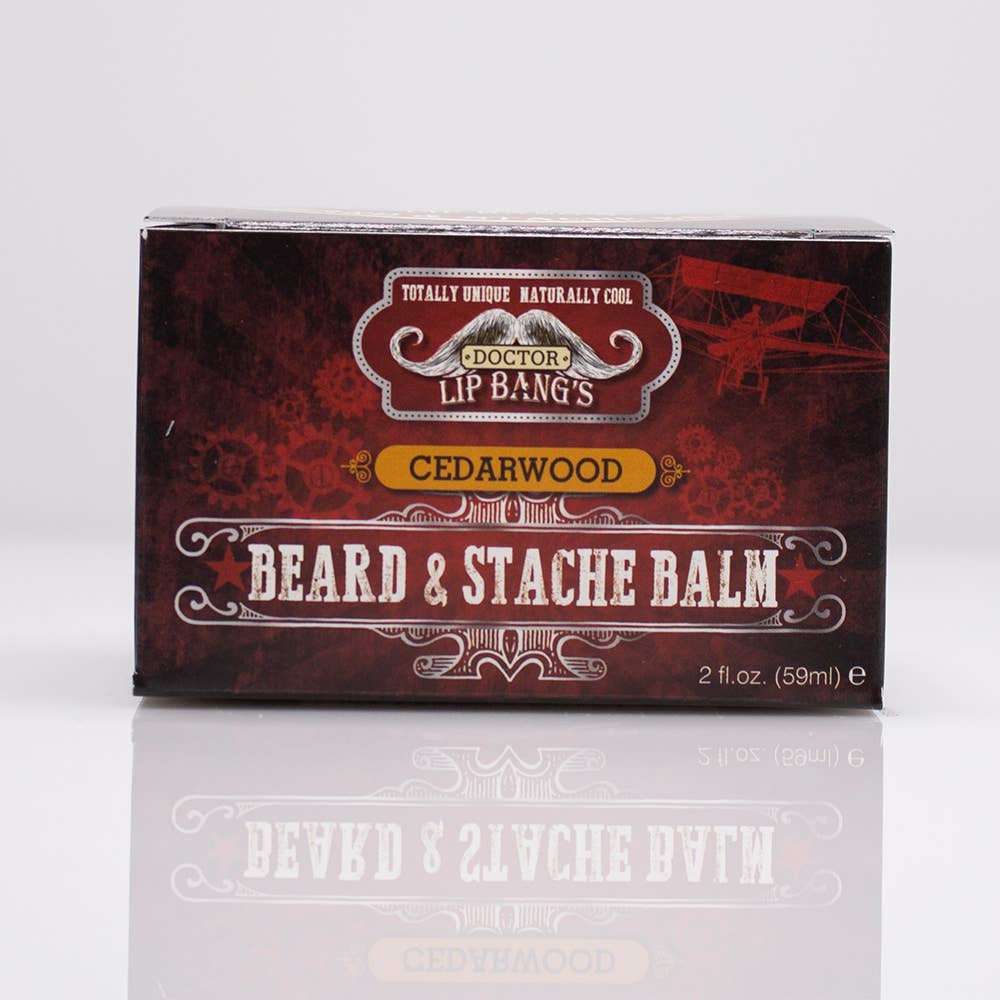 Doctor Lip Bang's - Cedarwood - Vegan Beard & Stache Balm