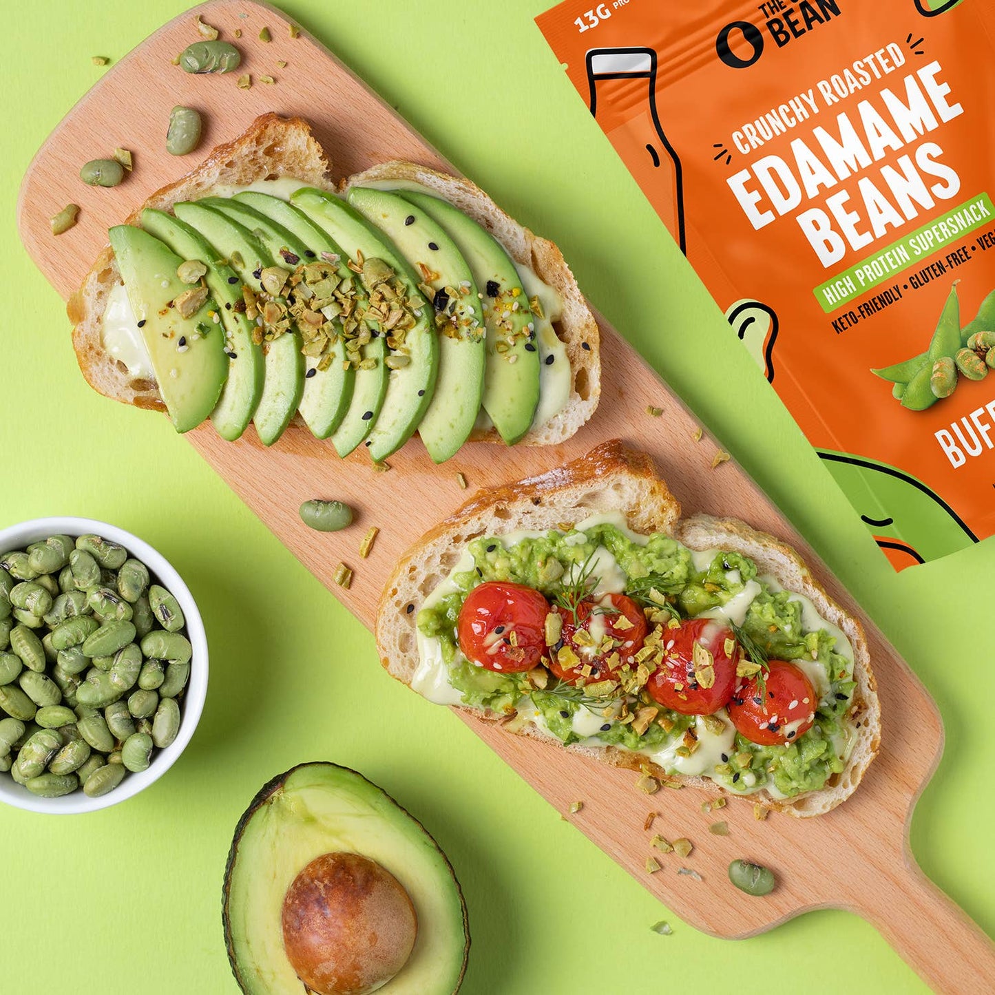 The Only Bean - Crunchy Roasted Edamame Buffalo - 4oz
