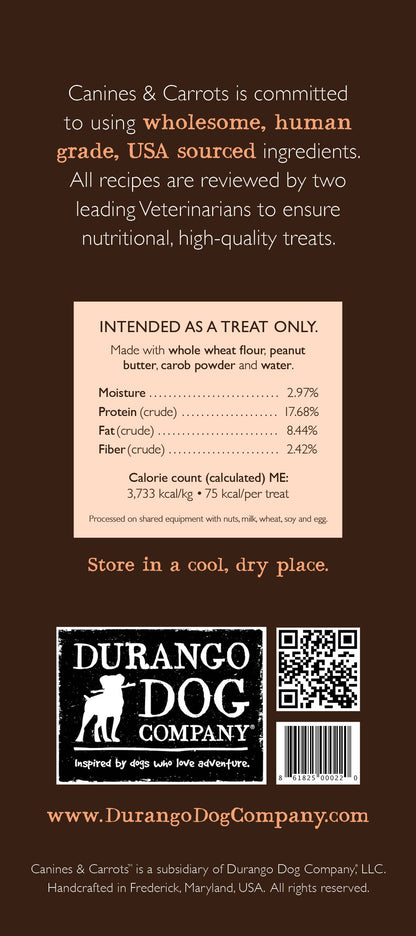 Durango Dog Co - CANINES & CARROTS Dog Treats /Singles