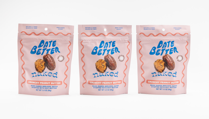 Date Better Snacks - Peanut Butter Crunch-  Naked Version