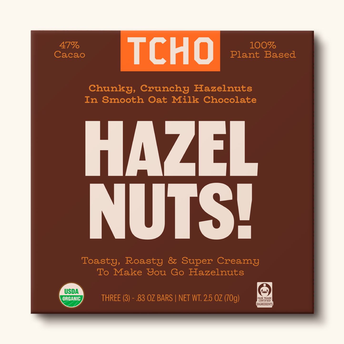 TCHO - Hazel Nuts!: 3 Pack