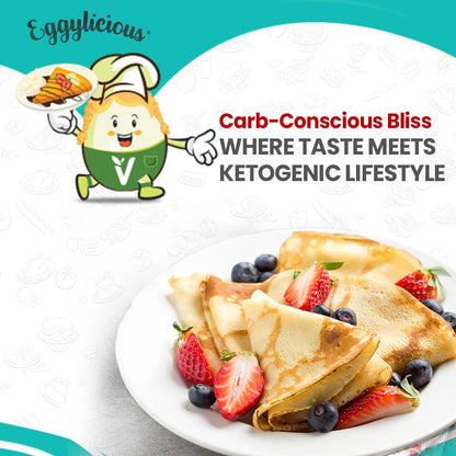 Granary Mart - Eggylicious Vegan Keto Crepe Mix - 1.5 lbs