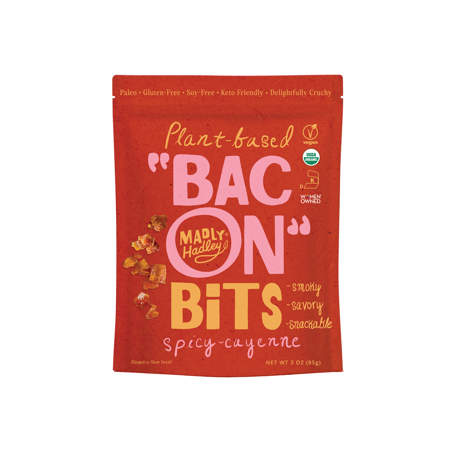 Madly Hadley - Spicy Cayenne Plant-Based Bacon Bits