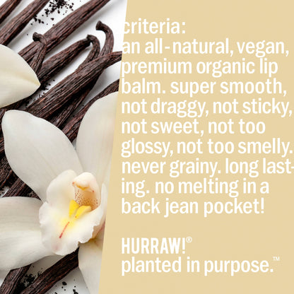 Hurraw! Balm - Hurraw! Vanilla Bean Lip Balm
