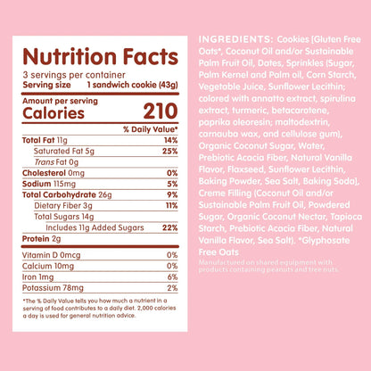 Maxine's Heavenly - Birthday Cake Creme Sandwiches