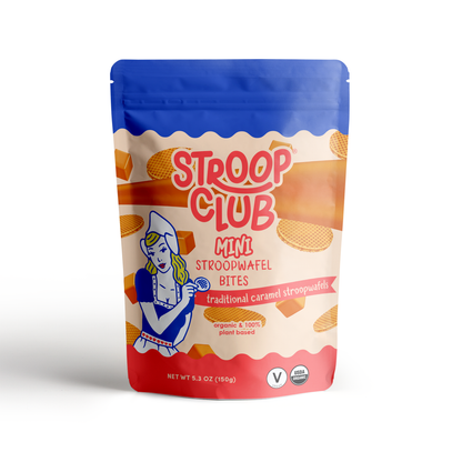 Stroop Club - Mini Traditional Caramel Organic and Plant Based Stroopwafel