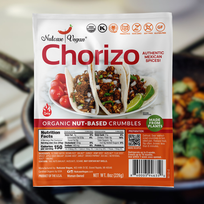 Nutcase Vegan - Chorizo Sausage Crumbles