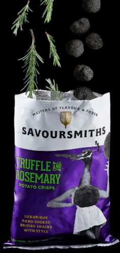 Savoursmiths - Truffle and Rosemary Potato Crisps 5.29oz