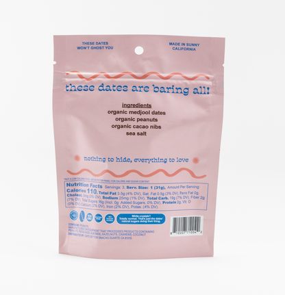 Date Better Snacks - Peanut Butter Crunch-  Naked Version