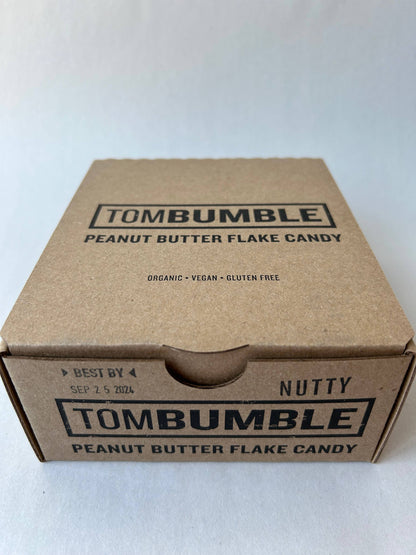 Oregon Bark - Tom Bumble Nutty Candy Bar - Peanut Butter Flake & Chocolate