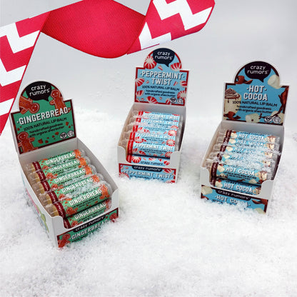 Crazy Rumors - All Natural, Vegan Gingerbread Lip Balm - Holiday