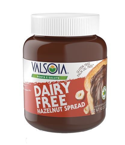 Fine Italian Food - Valsoia Dairy-Free Hazelnut Spread with Cocoa, 14 oz.