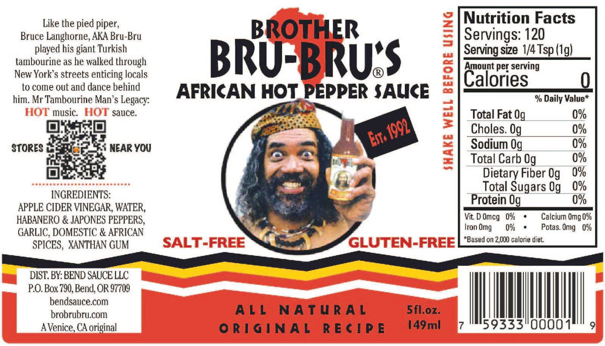 Brother Bru-Bru's - African Hot Sauce