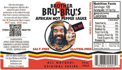 Brother Bru-Bru's - African Hot Sauce
