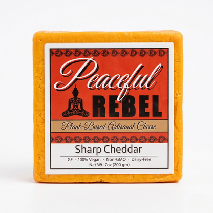 Peaceful Rebel - Sharp Cheddar - Vegan Cheese