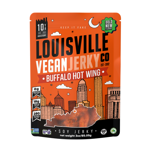 Louisville Vegan Jerky Co. - Buffalo Hot Wing Jerky