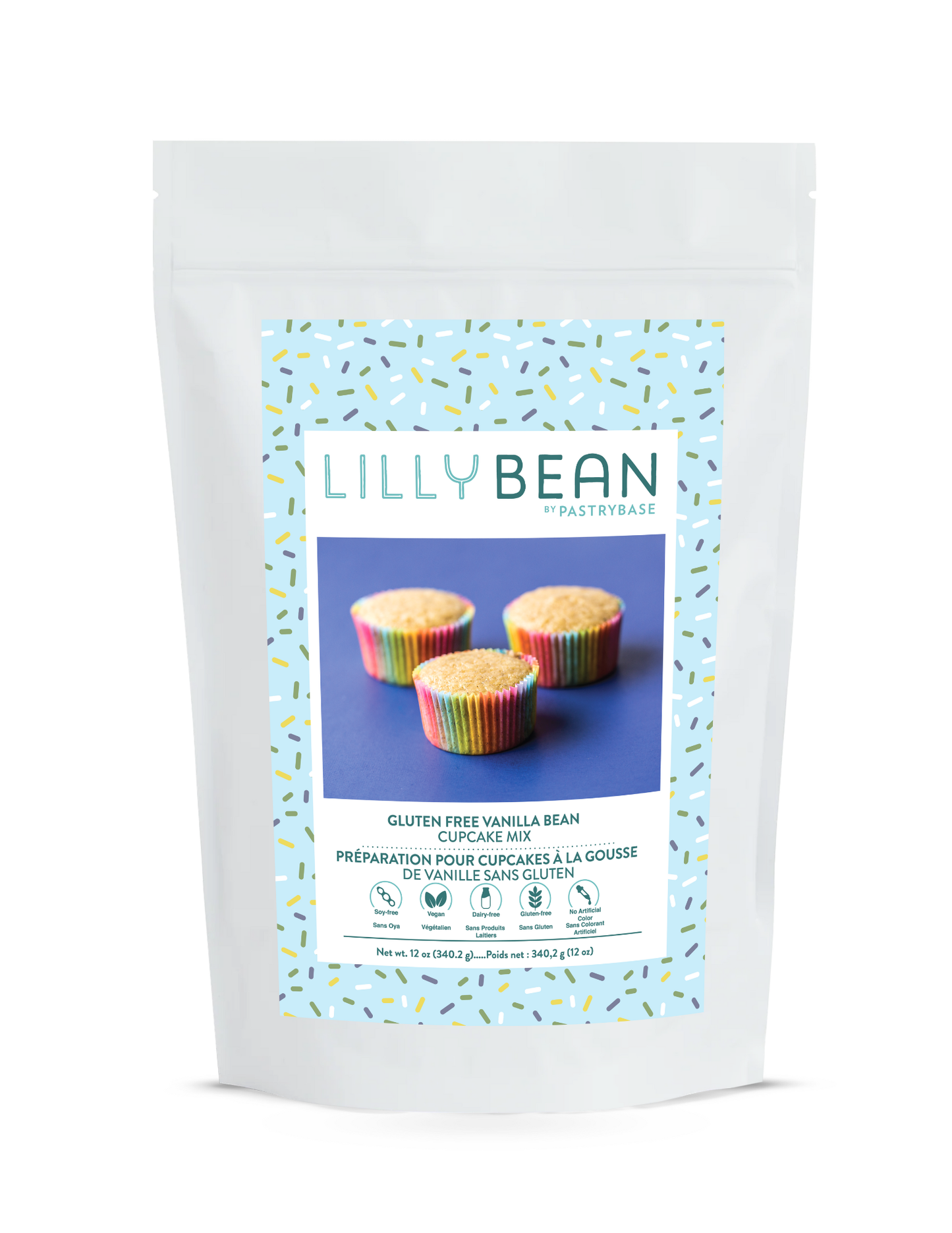 LillyBean Baking - Vanilla Bean Cupcake Mix (Vegan & Gluten-Free)
