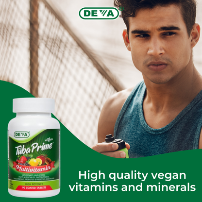 Deva Nutrition - Vegan Tūba Prime Multivitamin & Mineral - Iron Free