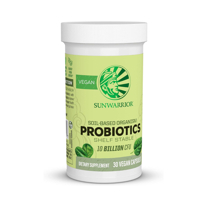 Sunwarrior - Probiotic Supplement Capsules - Shelf Stable, 10B CFU