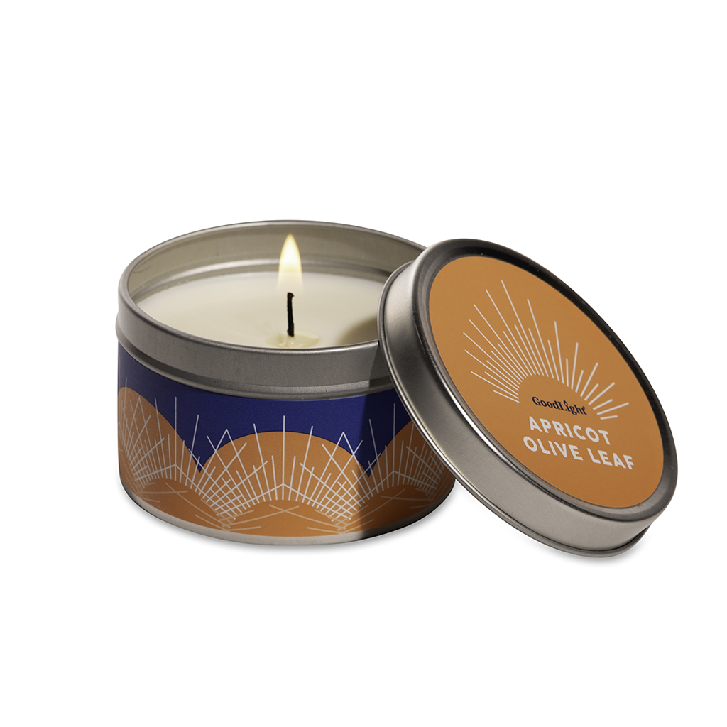 GoodLight Natural Candles - Scented Candle: Rose Patchouli 2oz