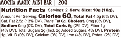 Vital Leaf - Mocha Magic Dark Chocolate Mini Bar | Lion's Mane + Tremella + Tocos |