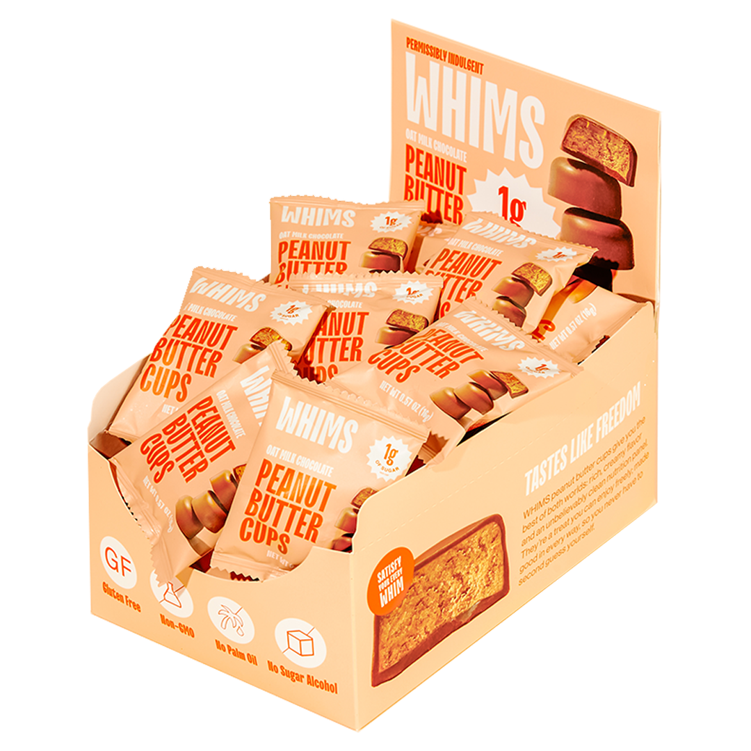 Whims Delights Inc. - Oat Milk Chocolate Peanut Butter Cups - Grab & Go