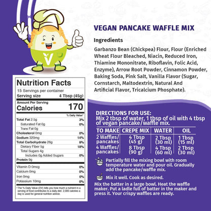 Granary Mart - Eggylicious Vegan Pancake Waffle Mix - 1 lb