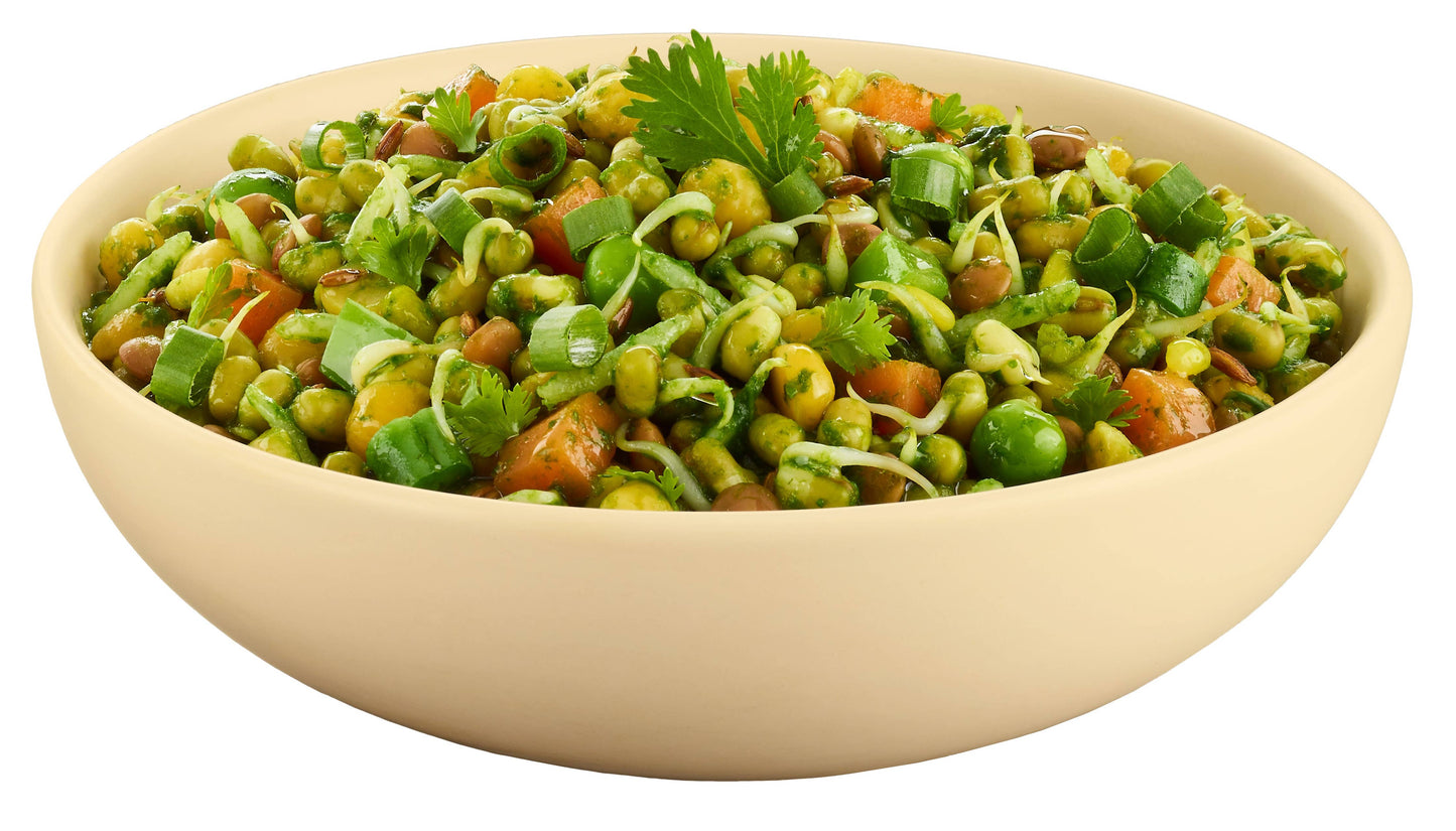 Aahana's Naturals - Spinach & Garlic - Sprouted Power Bowl - Vegan, Gluten-Free