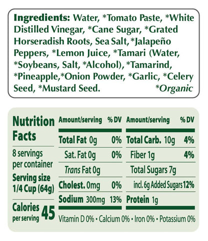 Portlandia Foods - Portland Organic Cocktail Sauce