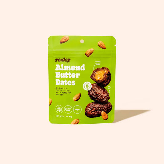realsy - Almond Butter Filled Medjool Date Snack Packs