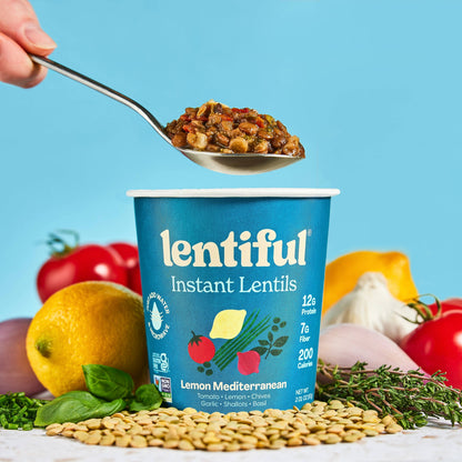 Lentiful - Lemon Mediterranean Instant Lentils