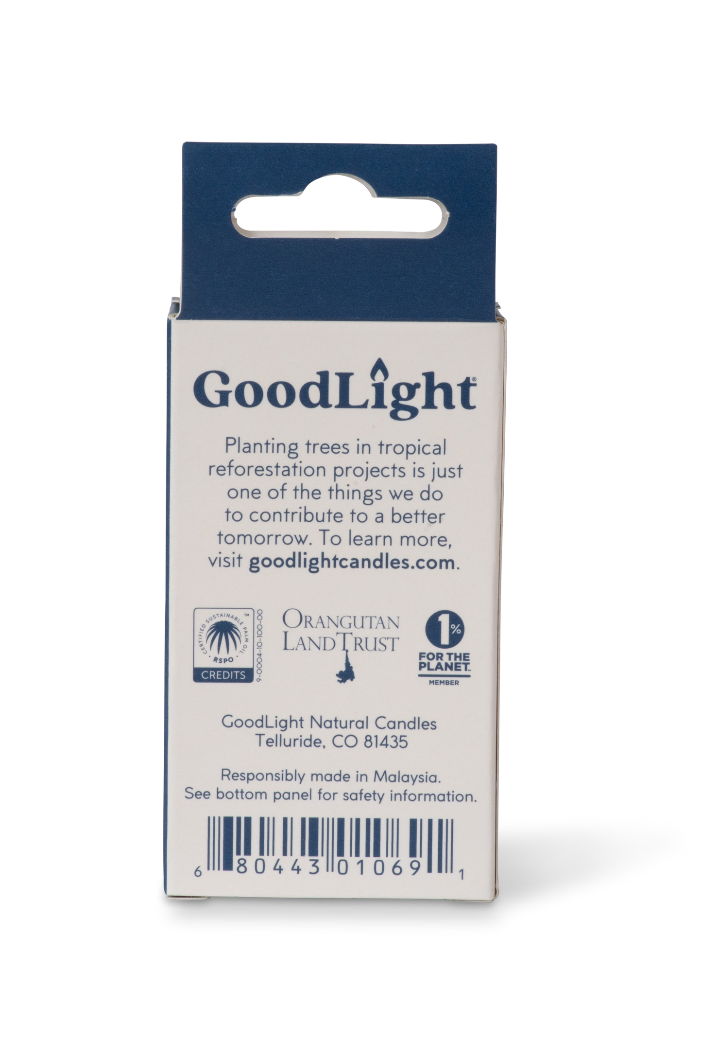 GoodLight Natural Candles - Vegan Birthday Candles | 12-Count Box: Multi-Color