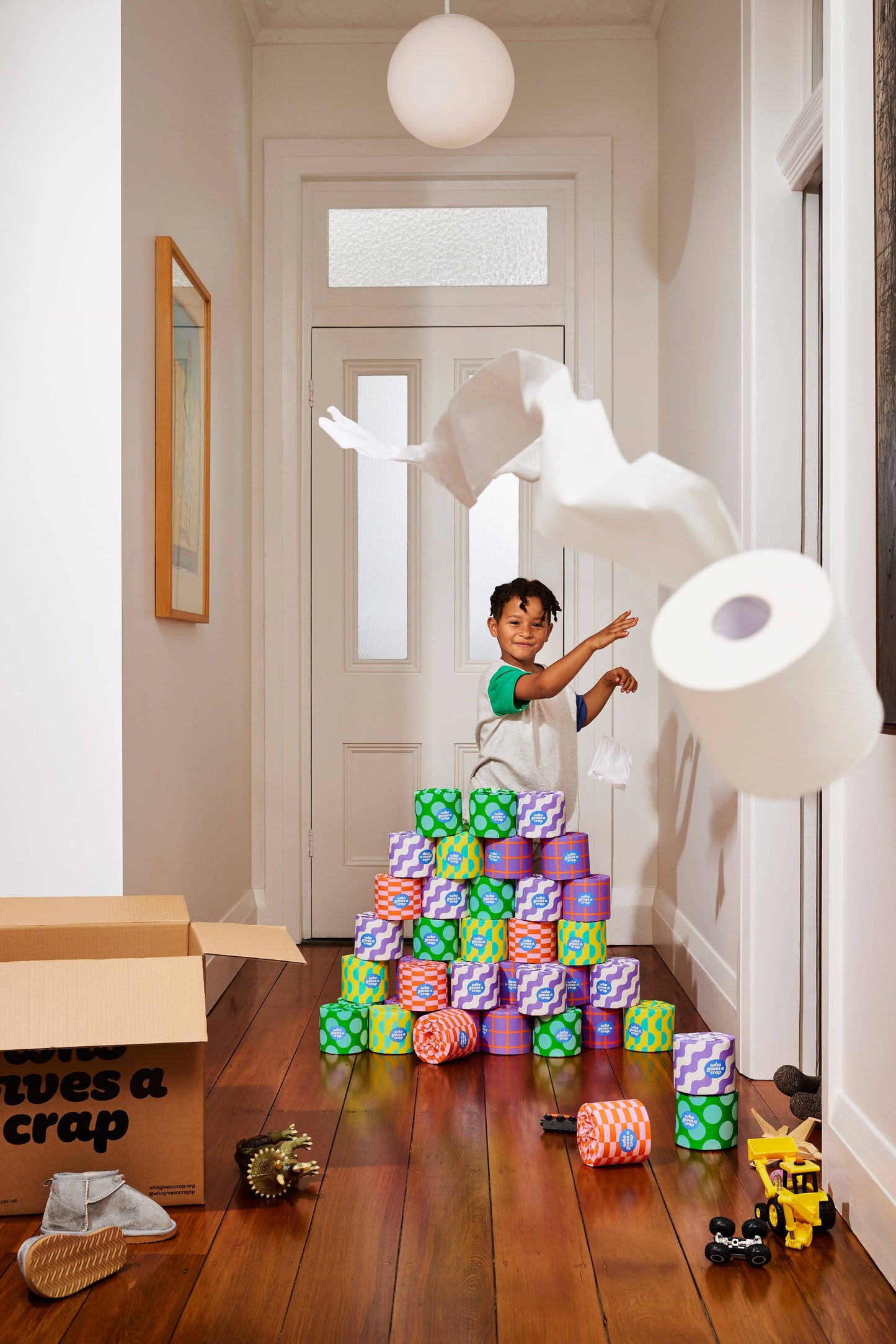 Who Gives a Crap - 100% Recycled Toilet Paper - Single Roll