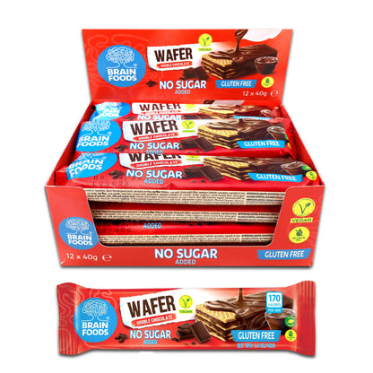 Wilton Mettler LLC - BRAIN FOODS Gluten Free Vegan Double Chocolate Wafers