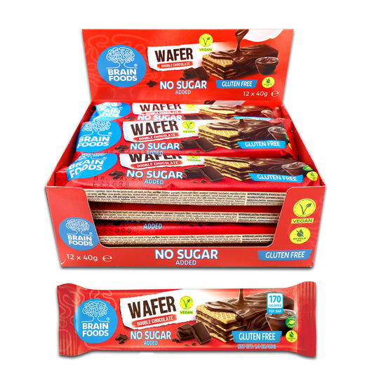 Wilton Mettler LLC - BRAIN FOODS Gluten Free Vegan Double Chocolate Wafers