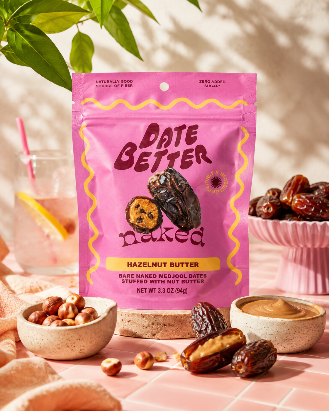 Date Better Snacks - Hazelnut Butter- Naked